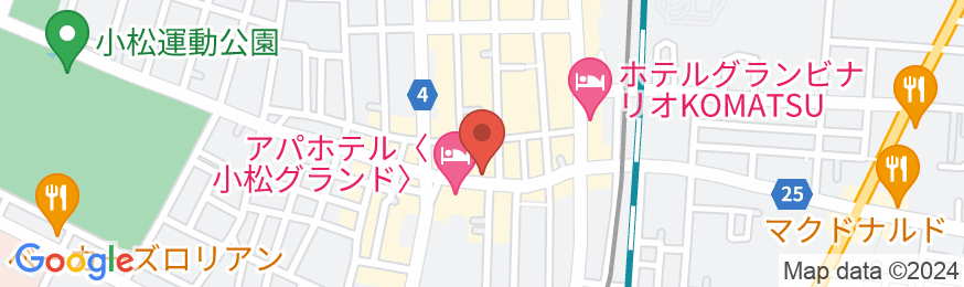アパホテル〈小松〉の地図