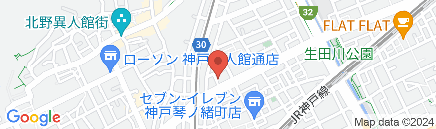 ホテルピエナ神戸の地図