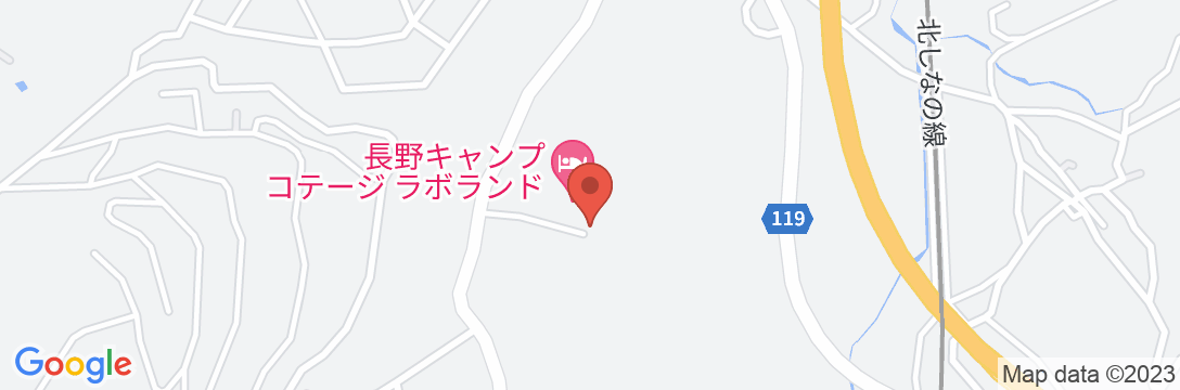 ラボランド くろひめ(貸別荘コテージ)の地図