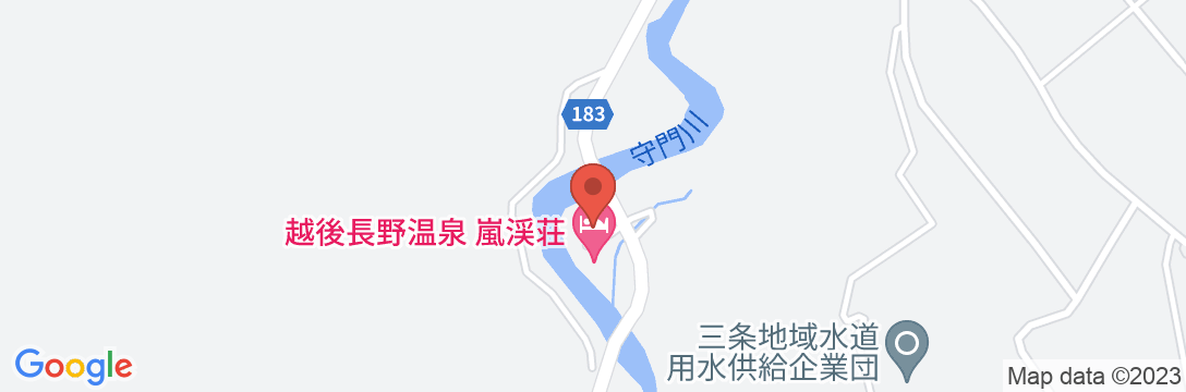 越後長野温泉 妙湶和樂 嵐渓荘の地図