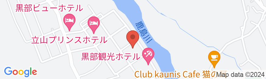 大町温泉郷 黒部観光ホテル(BBHホテルグループ)の地図