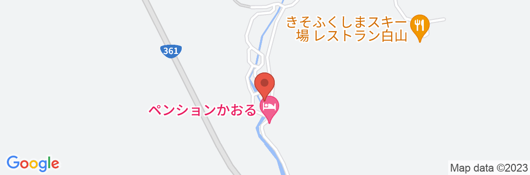 ペンション カオル(KAORU)の地図
