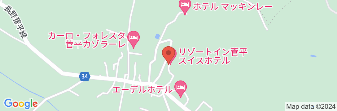 リゾートイン 菅平スイスホテルの地図