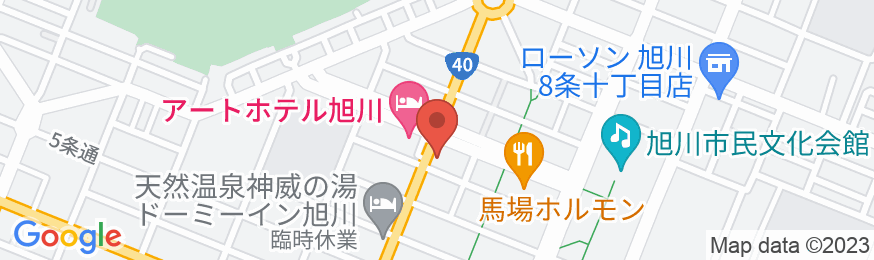 旭川トーヨーホテルの地図