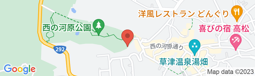 草津温泉 ホテルスパックス草津の地図
