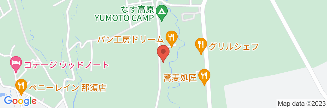 那須温泉 ペンション散歩道の地図
