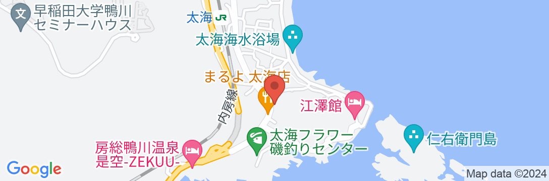吉岡旅館の地図