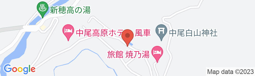 新穂高温泉 ペンション ヨーデルの地図