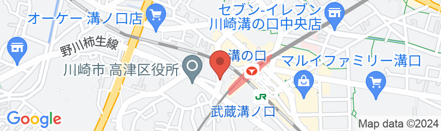 川崎第一ホテル溝ノ口の地図