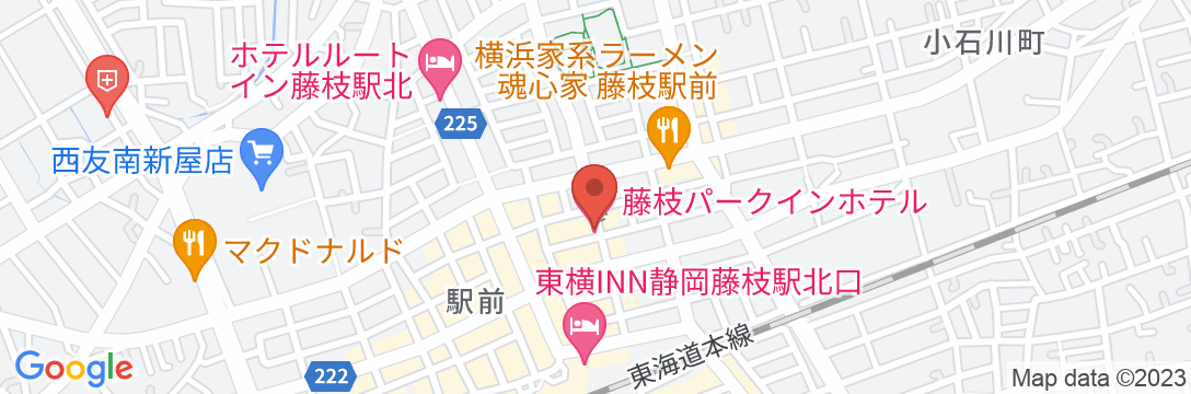 藤枝パークインホテルの地図