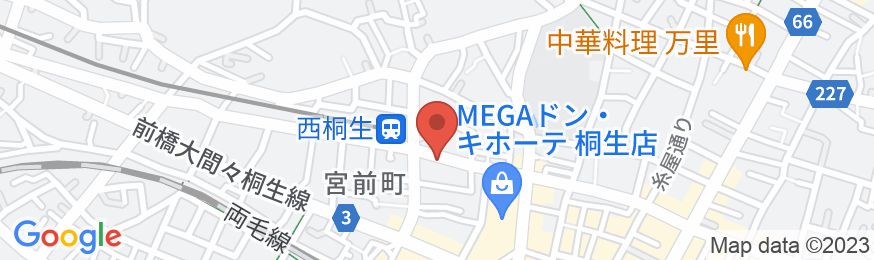 ビジネスホテル西桐生の地図