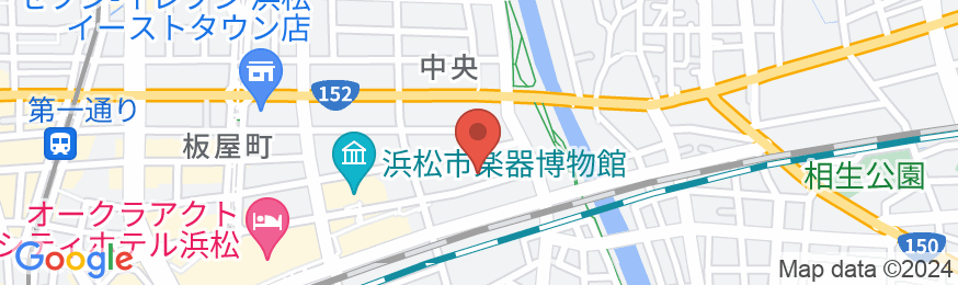 ホテルルートイン浜松駅東の地図