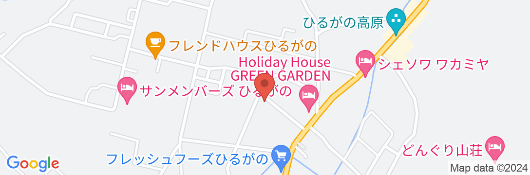 ひるがの高原 ペンション ミルキーハウス<岐阜県>の地図