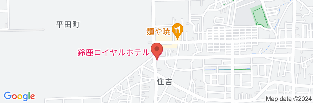 鈴鹿ロイヤルホテルの地図