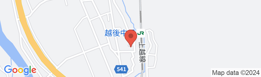 湯沢 玉城屋の地図