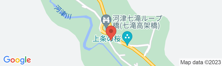 やすらぎの温泉宿 河津七滝温泉 旅館 青木の坂の地図
