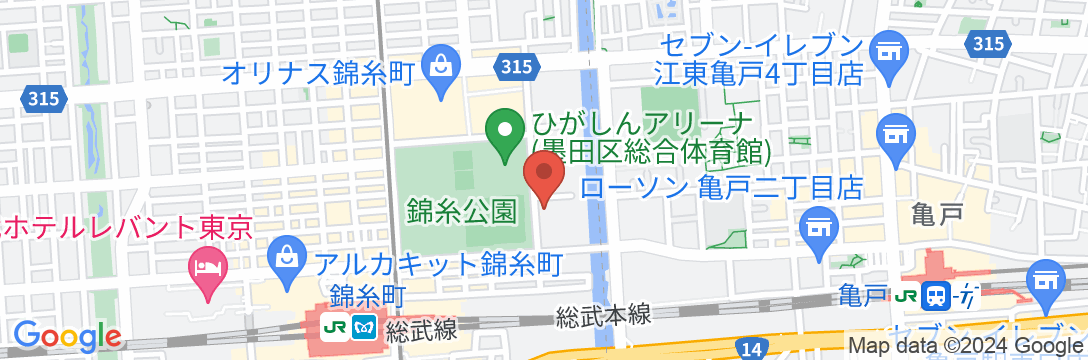 ホテル パークアベニュー<東京都>の地図