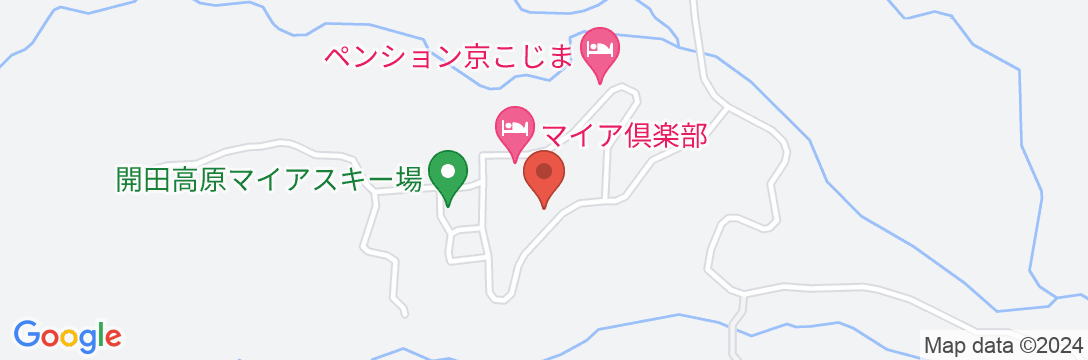 信州・開田高原 天空の宿 京こじまの地図