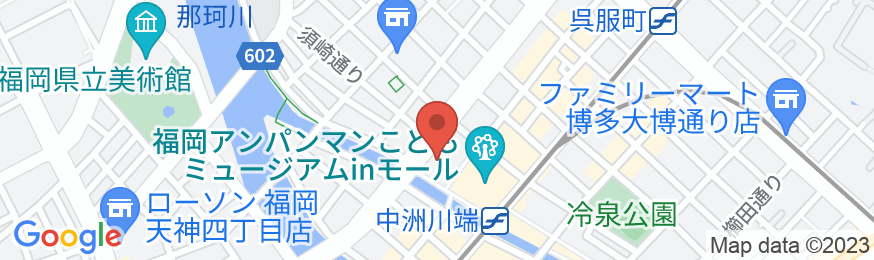 ホテルオークラ福岡の地図
