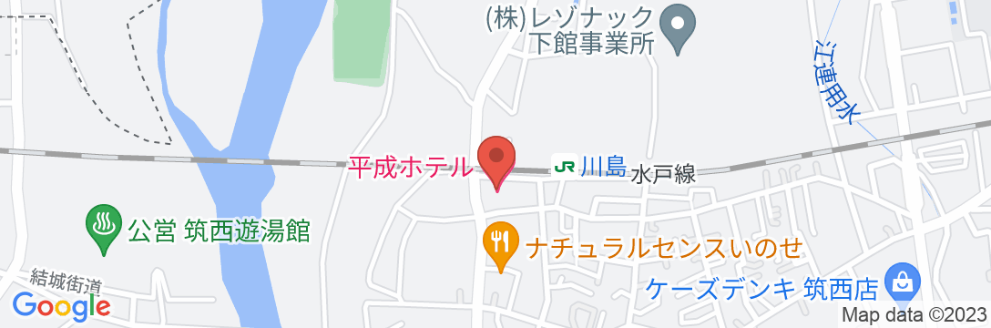 平成ホテルの地図