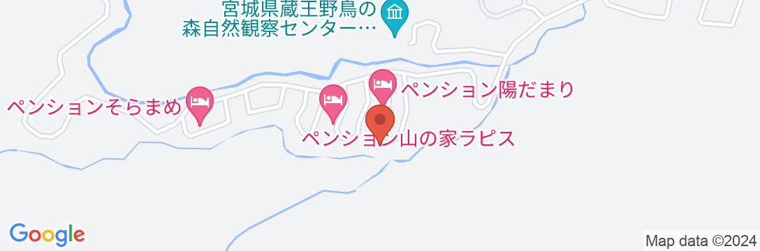 遠刈田温泉 たんぽぽの地図