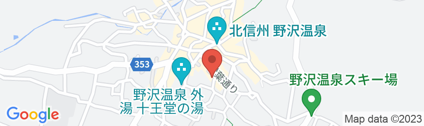 野沢温泉 ユートピアの地図