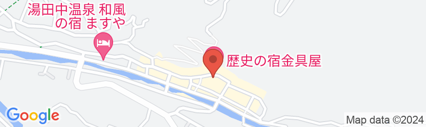 信州 渋温泉 古久屋の地図