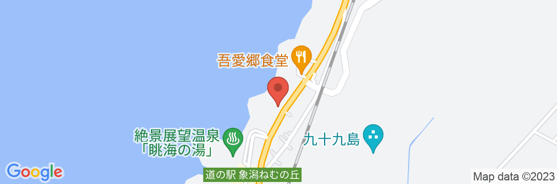 象潟シーサイドホテルの地図