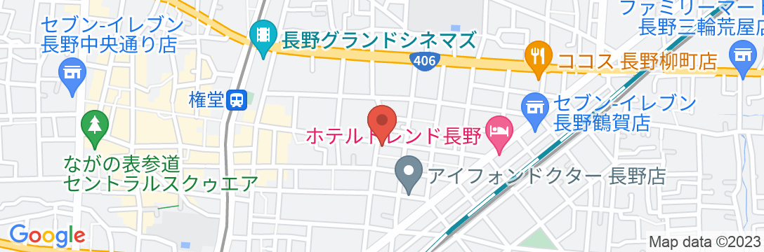 ファミリー旅館 梅岡の地図