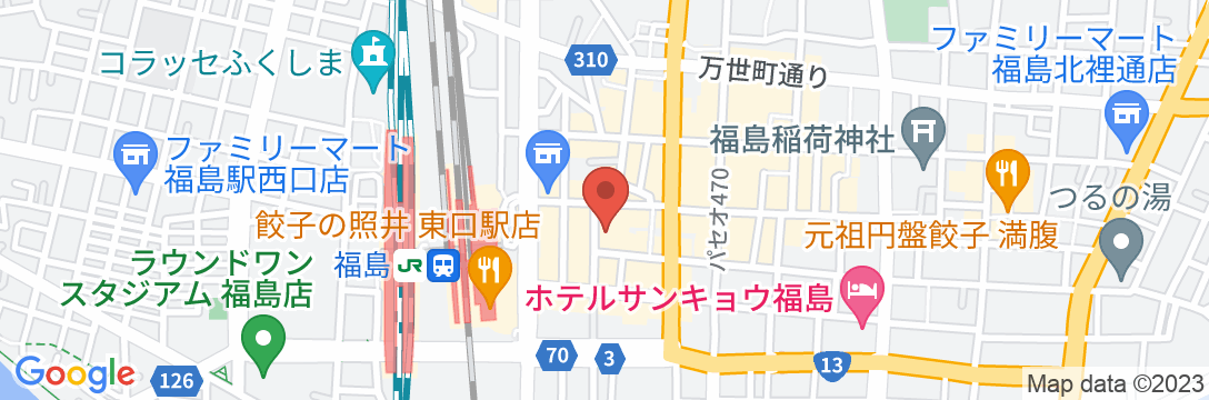 シルクホテル<福島県>の地図