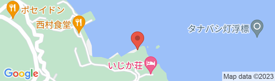南鳥羽海岸 石鏡温泉源泉の宿 ホテルいじか荘の地図