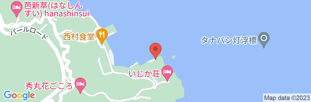 南鳥羽海岸 石鏡温泉源泉の宿 ホテルいじか荘の地図