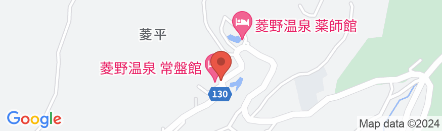 菱野温泉 常盤館の地図
