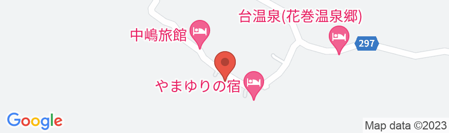 花巻 台温泉 松田屋旅館の地図