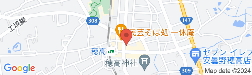 あづみ野パークホテルの地図