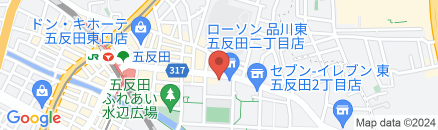 ホテルマイステイズ五反田の地図
