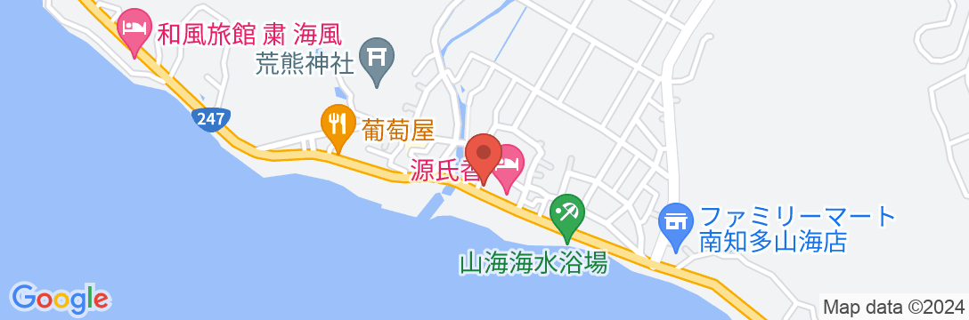 南知多温泉郷 源氏香の地図