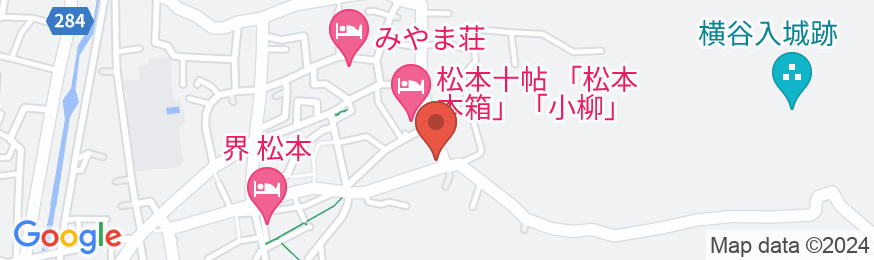 浅間温泉 香蘭荘の地図