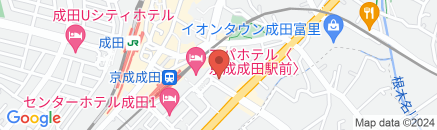 コンフォートホテル成田の地図