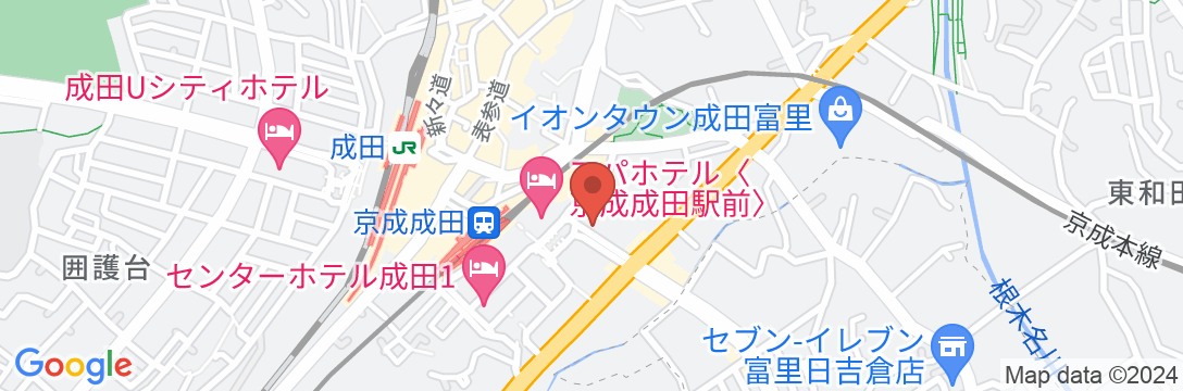 コンフォートホテル成田の地図