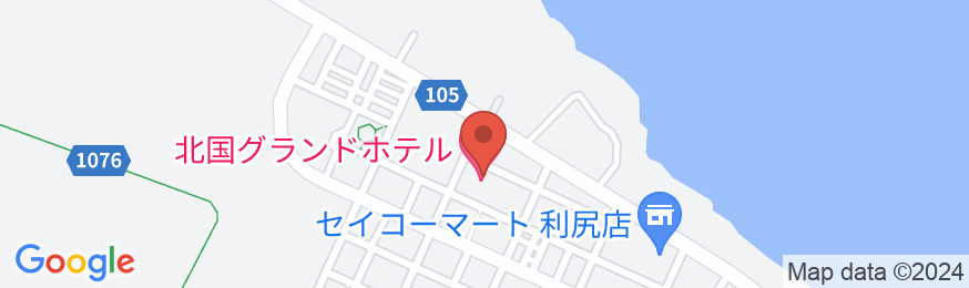 北国グランドホテル<利尻島>の地図