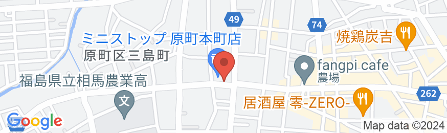 ホテル扇屋<福島県>の地図