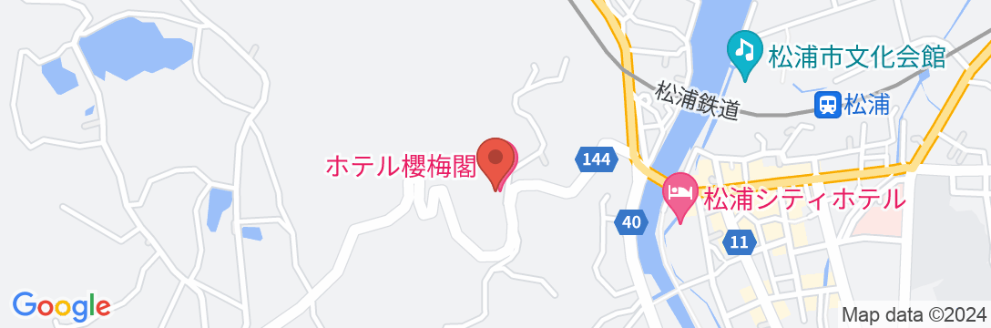 ホテル櫻梅閣の地図
