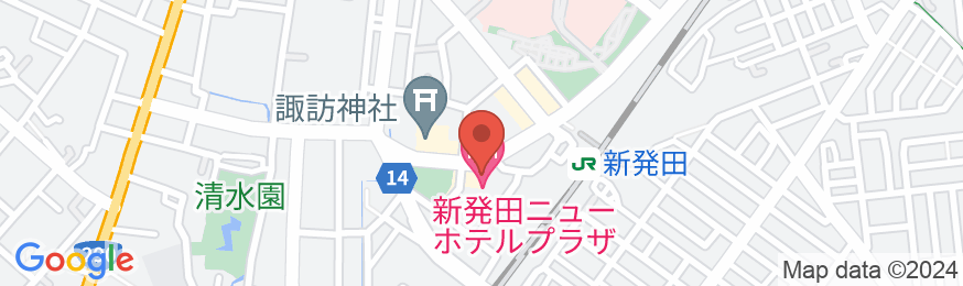 新発田ニューホテルプラザの地図