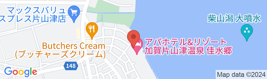加賀片山津温泉 佳水郷(アパホテルズ&リゾーツ)の地図
