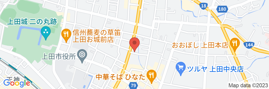 ユーイン上田の地図