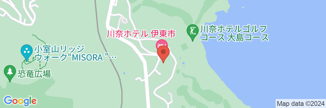 川奈ホテルの地図