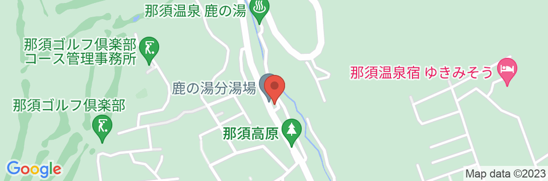 那須温泉 中藤屋旅館の地図