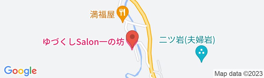 仙台・作並温泉 ゆづくしSalon一の坊の地図