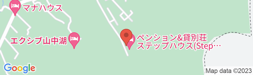 ペンション&貸別荘 ステップハウスの地図